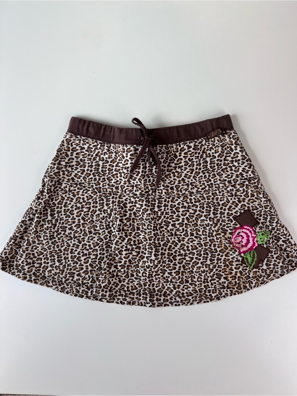Y2K Limited Too Animal Print Mini Skirt Skort size 16